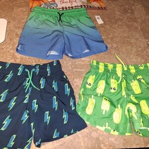 Old Navy Kids Shorts Set - Blue, Green, Navy